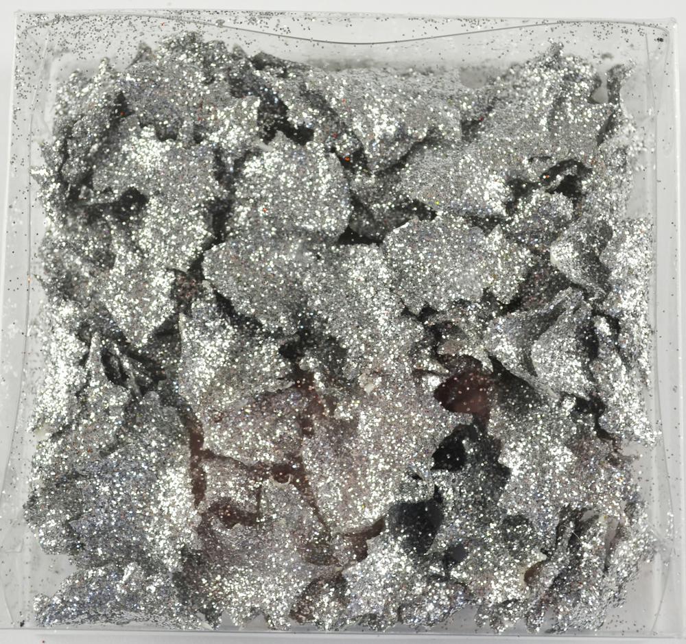 Lístečky glitter 3 cm