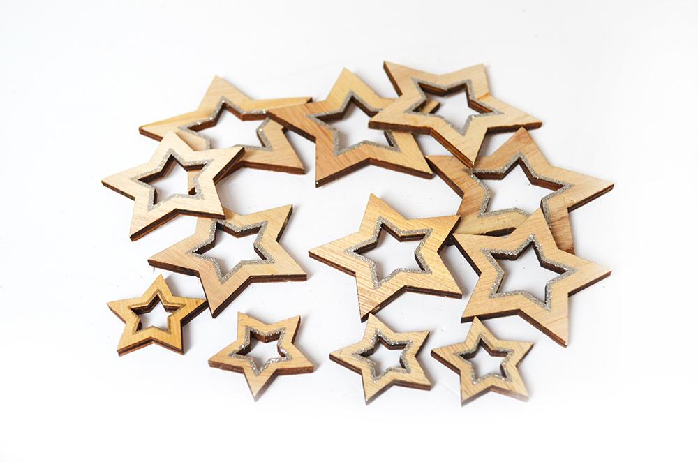 Hvězdičky dřevěné