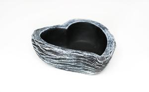 Miska srdce polyresin